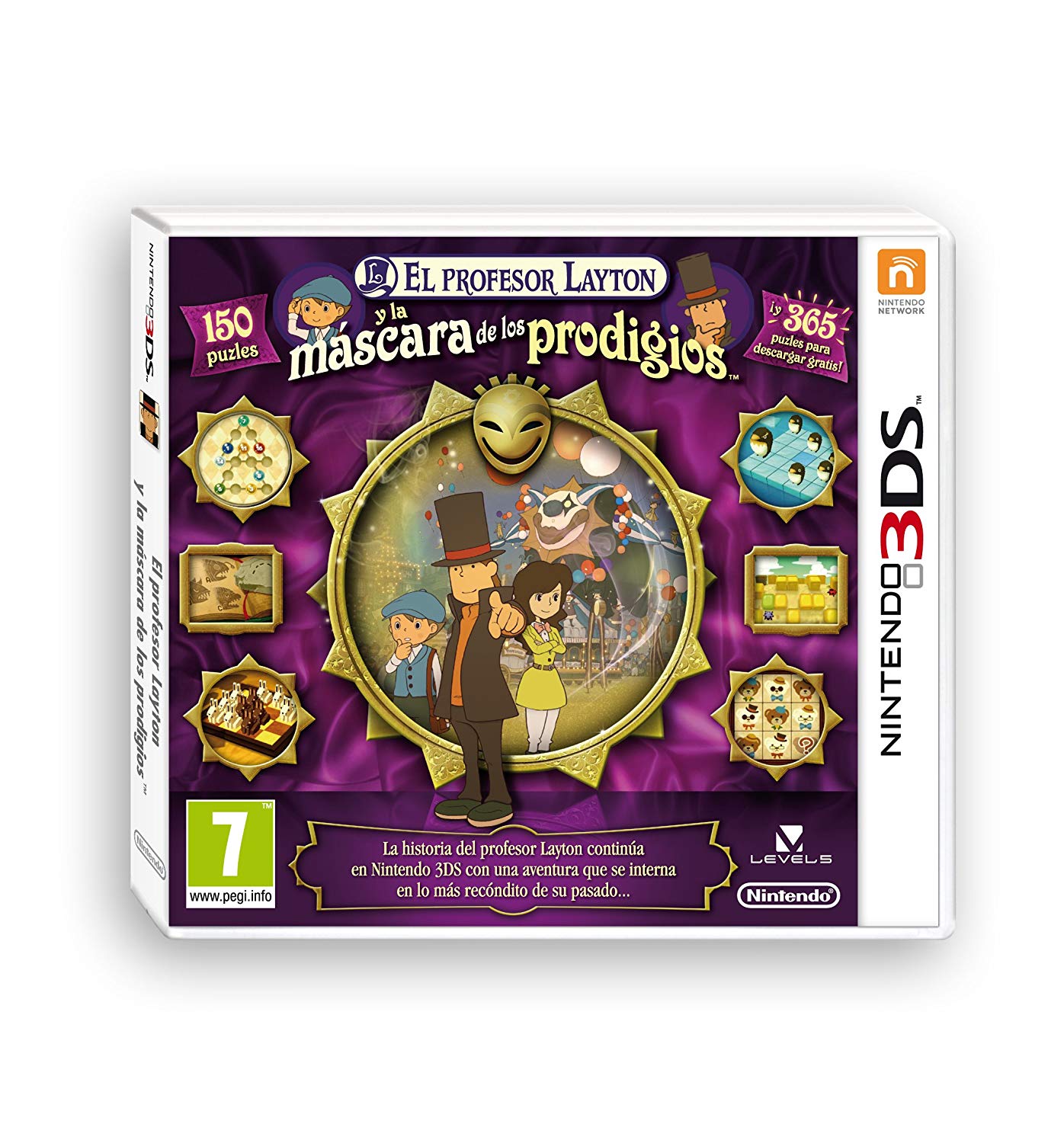 N3DS EL PROFESOR LAYTON Y LA MASCARA DE PRODIGIOS