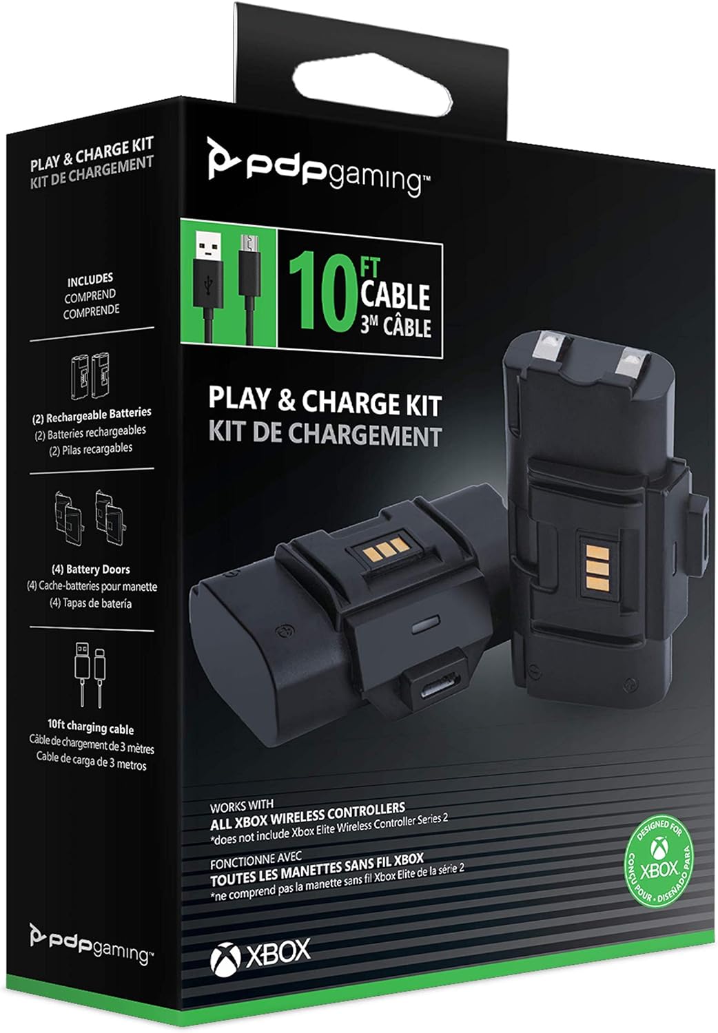 KIT CARGA Y JUEGA XBOX SERIES S / X PDP