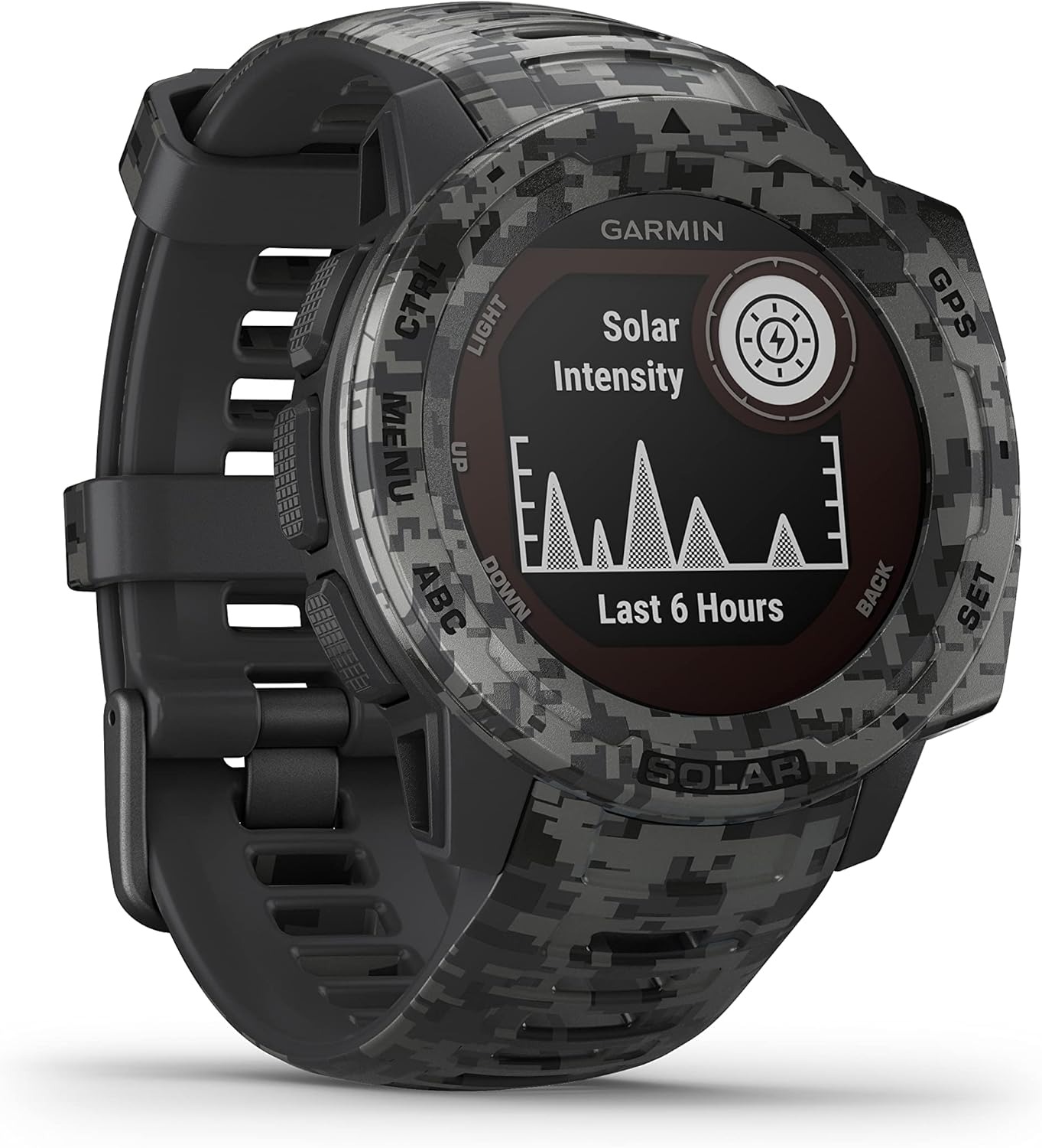 SMARTWATCH 45 MM GARMIN INSTINCT SOLAR CAMO EDITION GRAFITO  
