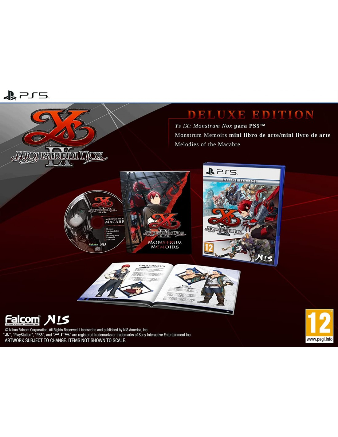 PS5 YS IX: MONSTRUM NOX - DELUXE EDITION