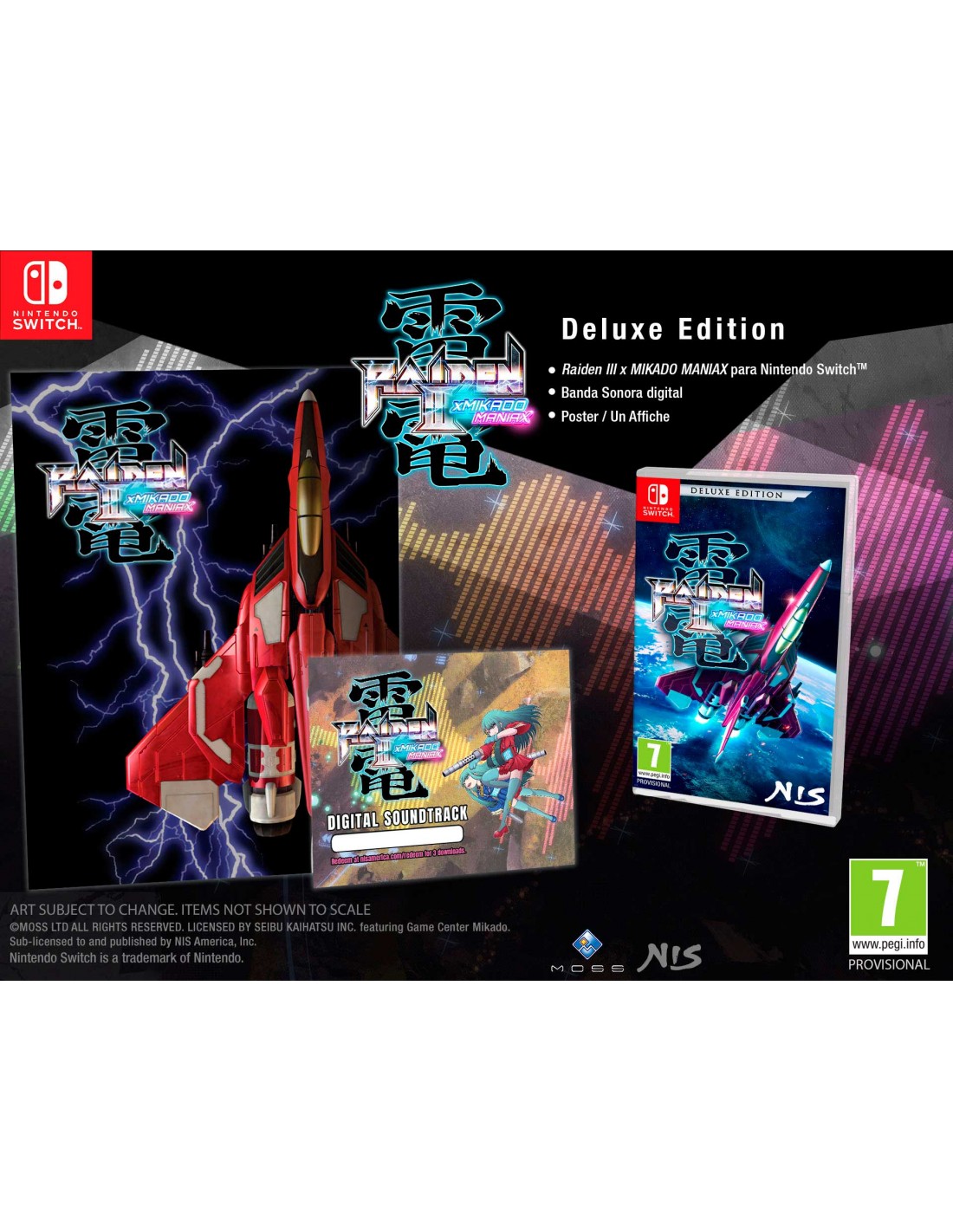 SWITCH RAIDEN III X MIKADO MANIAX DELUXE EDITION