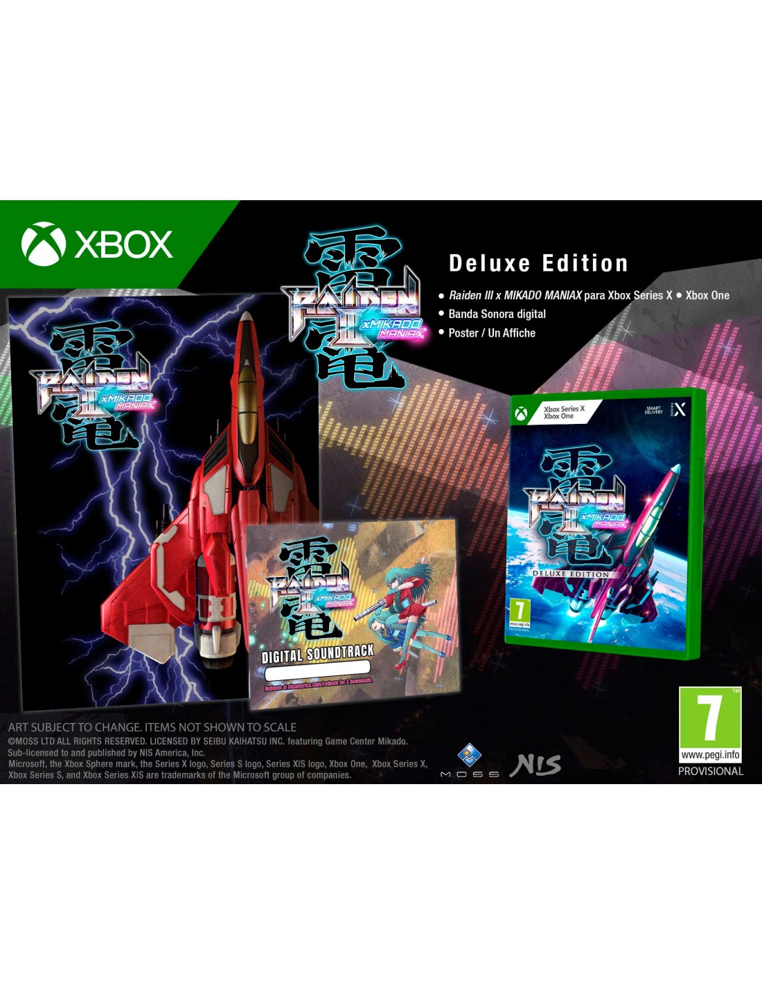 XBOXX RAIDEN III X MIKADO MANIAX DELUXE EDITION
