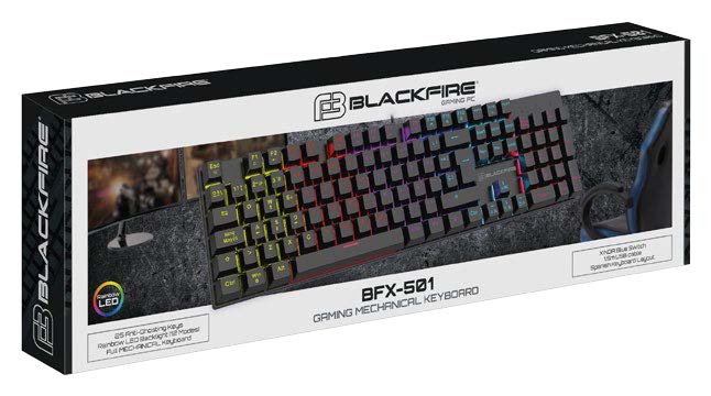 TECLADO MECANICO GAMING BLACKFIRE BFX-501