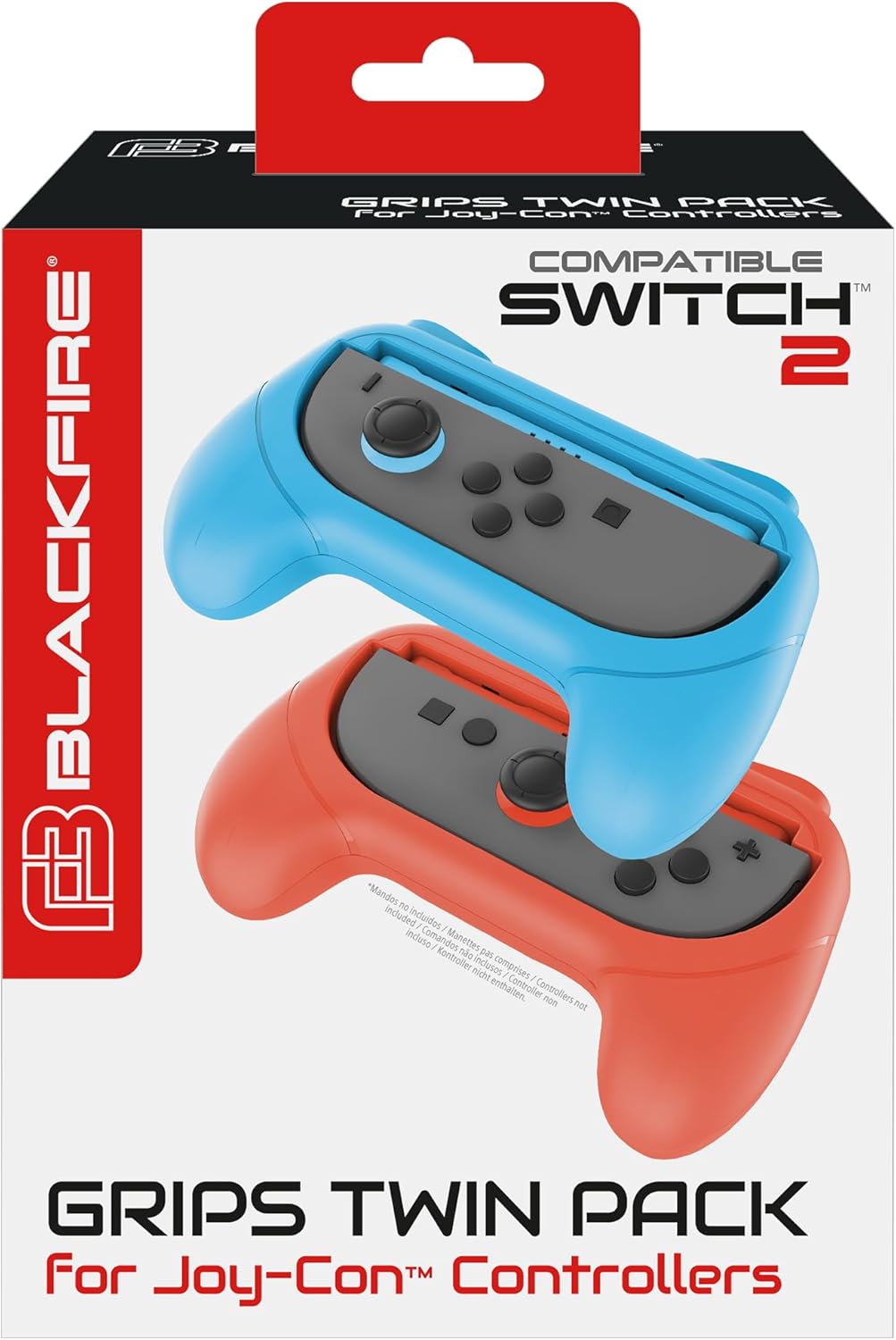 PACK DE 2 GRIPS BLACKFIRE PARA JOYCON SWITCH 2