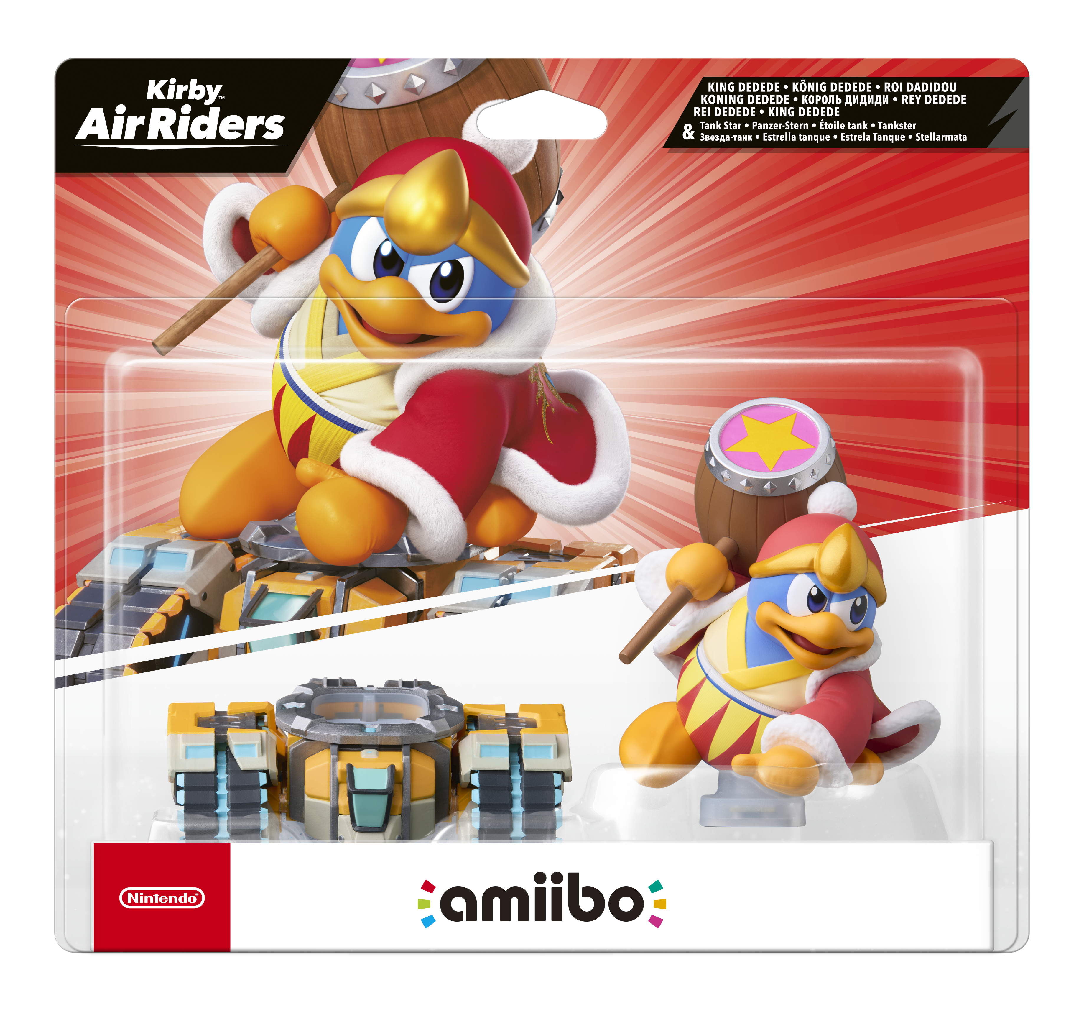 FIGURA AMIIBO KING DEDEDE & TANK STAR (KIRBY)	