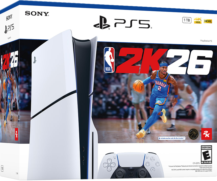 CONSOLA PS5 SLIM LECTOR + NBA 2K26 (CODIGO)