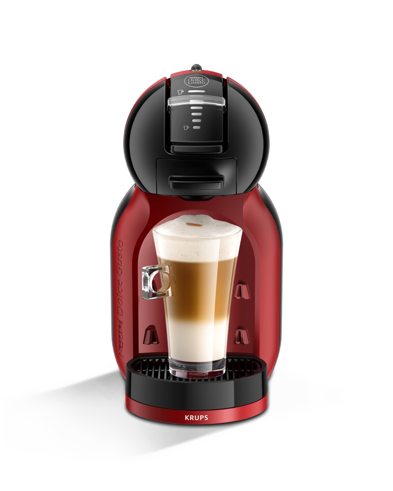 CAFETERA KRUPS KP123HAS DOLCE GUSTO MINI ME NEGRA Y ROJA AUTOMATICA