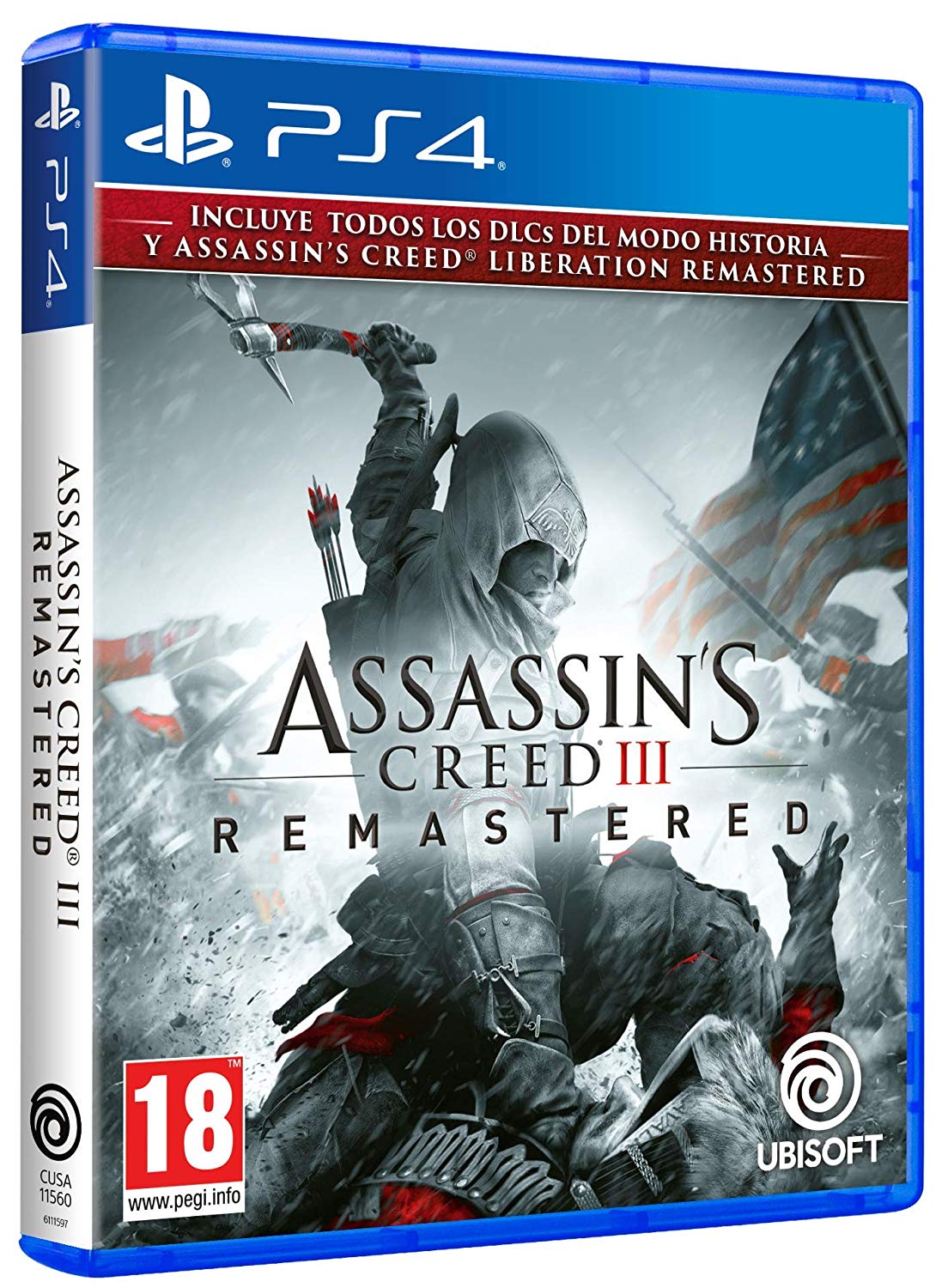 PS4 ASSASSINS CREED 3 +LIBERATION REMASTERED PROMO