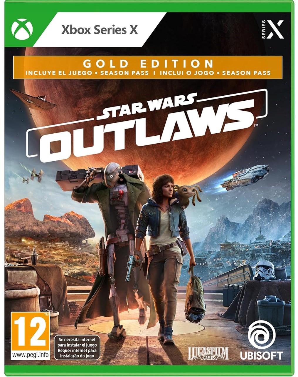 XBOXX STAR WARS OUTLAWS GOLD EDITION