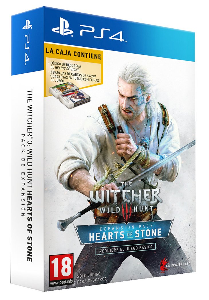 PS4 THE WITCHER WILD HUNT HEAR (EXPANSION)