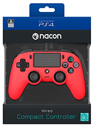 MANDO NACON CON CABLE ROJO PS4