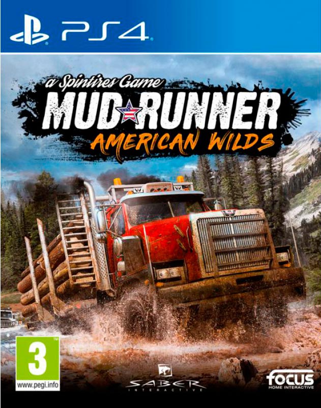 PS4 SPINTIRES MUDRUNNER AMERICAN WILDS EDITION