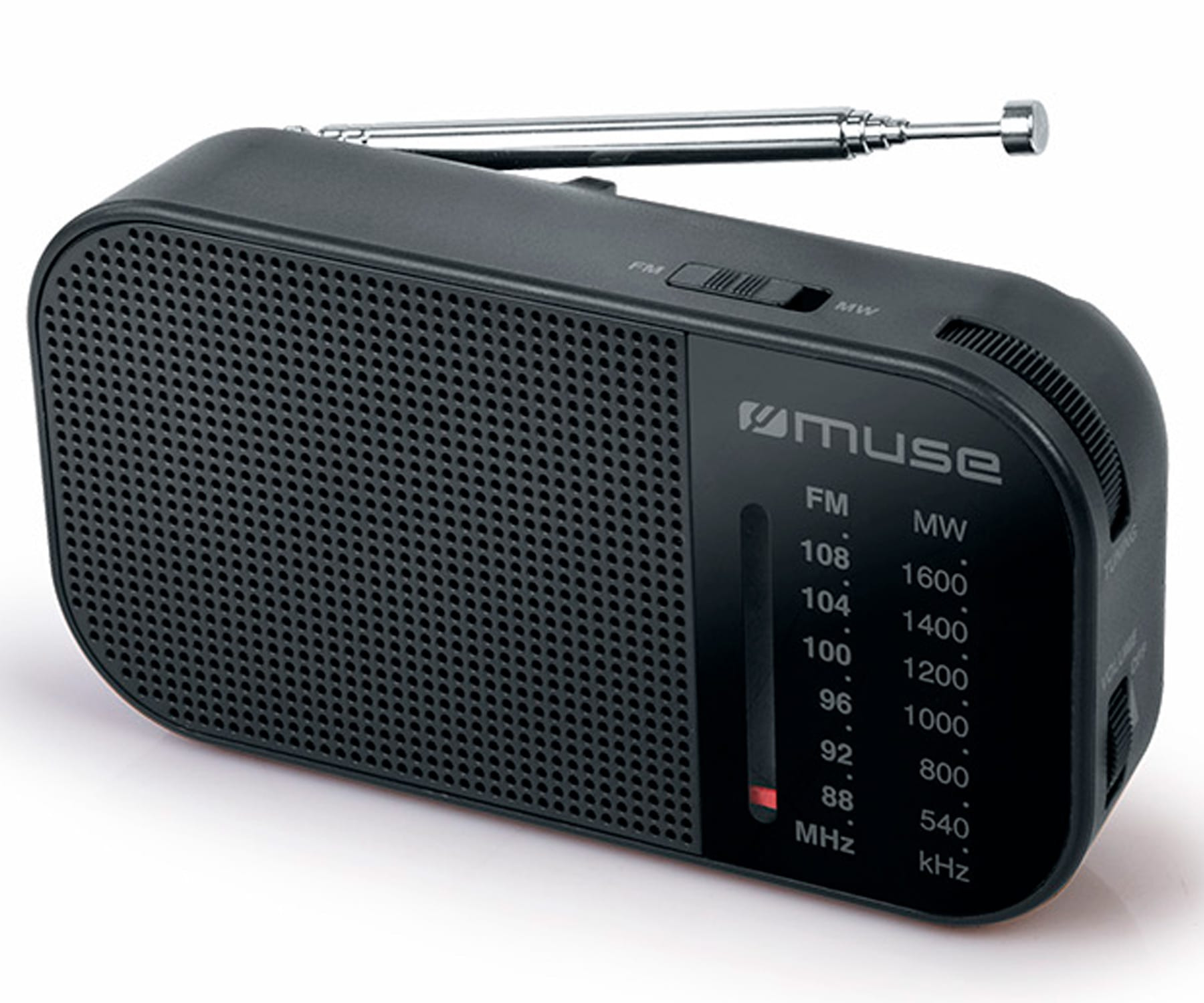 RADIO PORTÁTIL MUSE M-025 R NEGRO