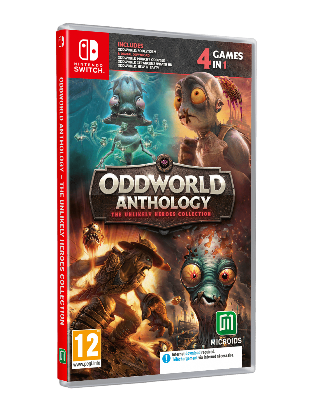 SWITCH ODDWORLD ANTHOLOGY THE UNLIKELY HEROES C.