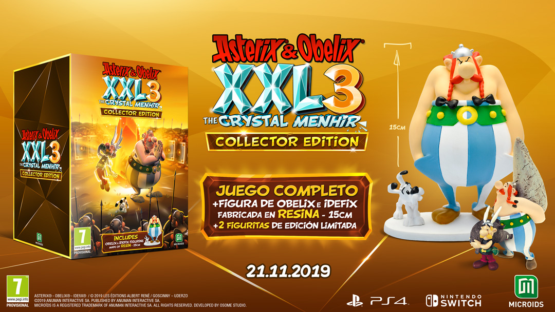 SWITCH ASTERIX Y OBELIX XXL3 THE CRYSTAL MENHIR ED