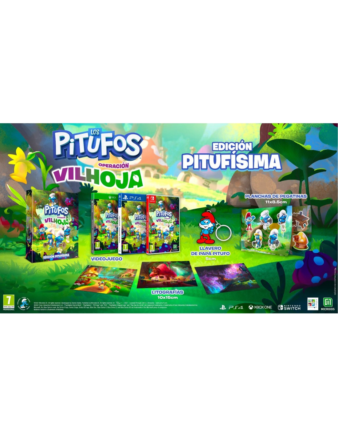 XBOXONE LOS PITUFOS OPERACIÓN VILHOJA E. PITUFISIM