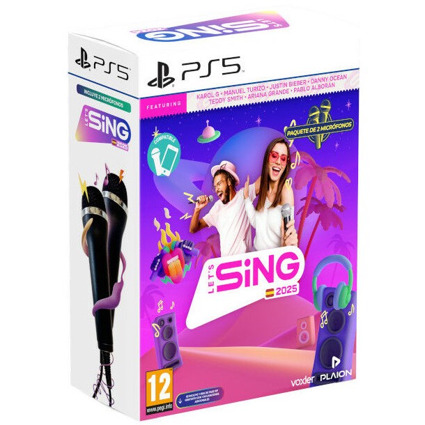 PS5 LETS SING 2025 S.V. + 2 MICROS