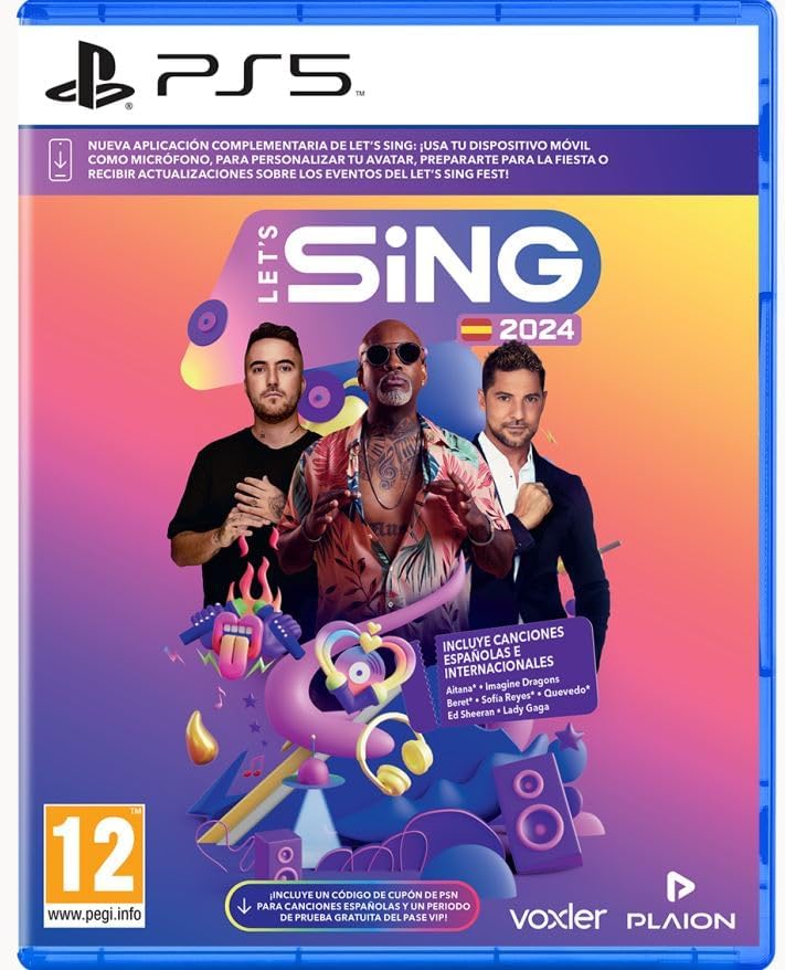 PS5 LETS SING 2024
