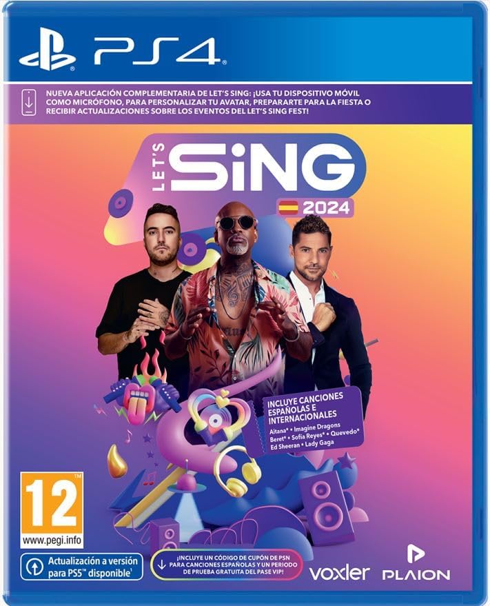 PS4 LETS SING 2024