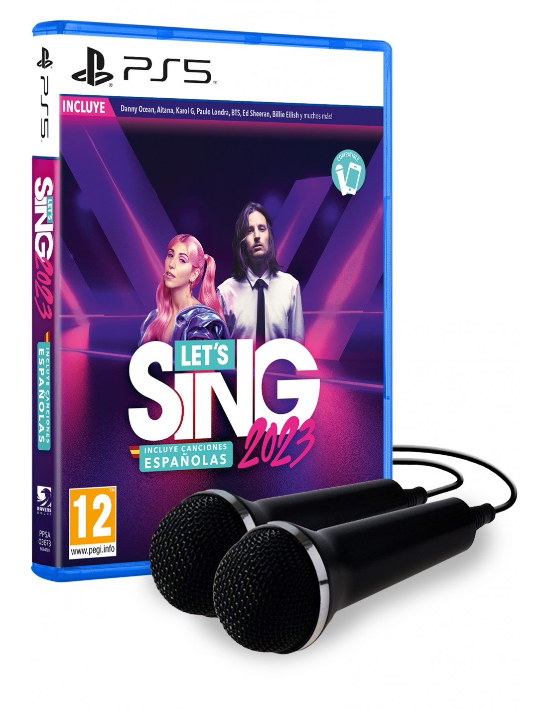 PS5 LETS SING 2023 + 2 MICROS