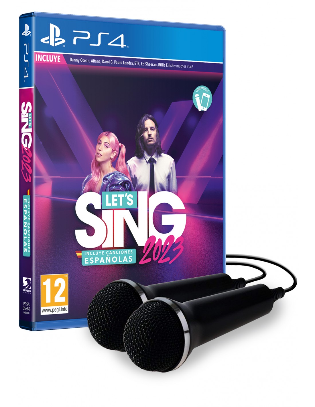 PS4 LETS SING 2023 + 2 MICROS (PROMO)