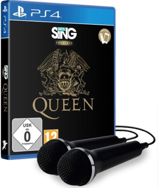 PS4 LETS SING QUEEN + 2 MICROS