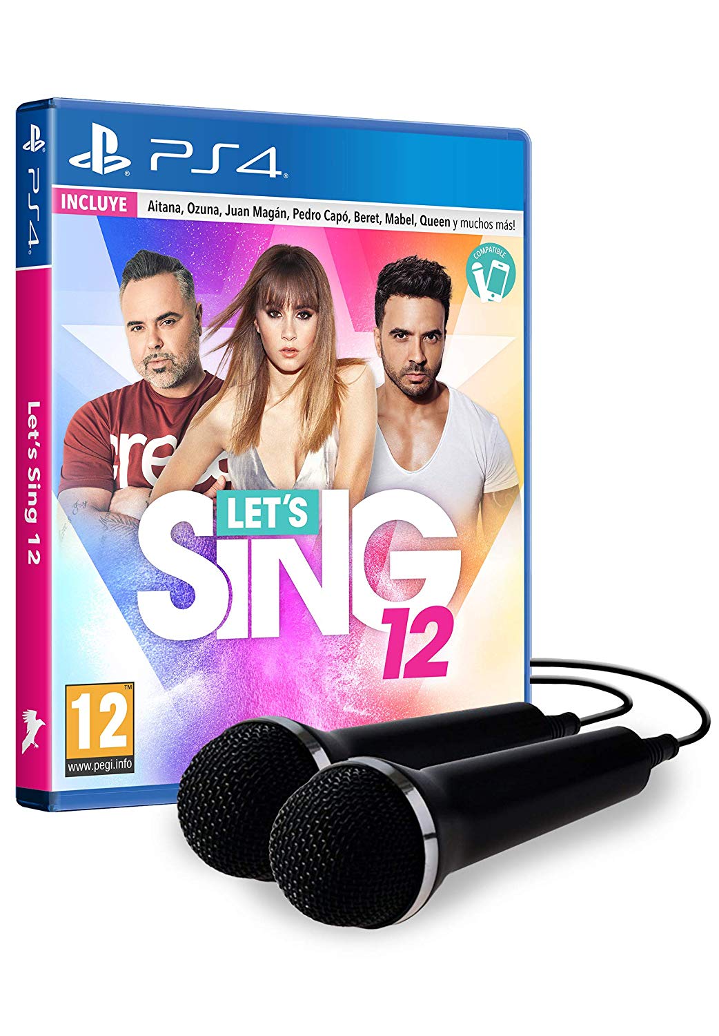 PS4 LETS SING 12 + 2 MICROS