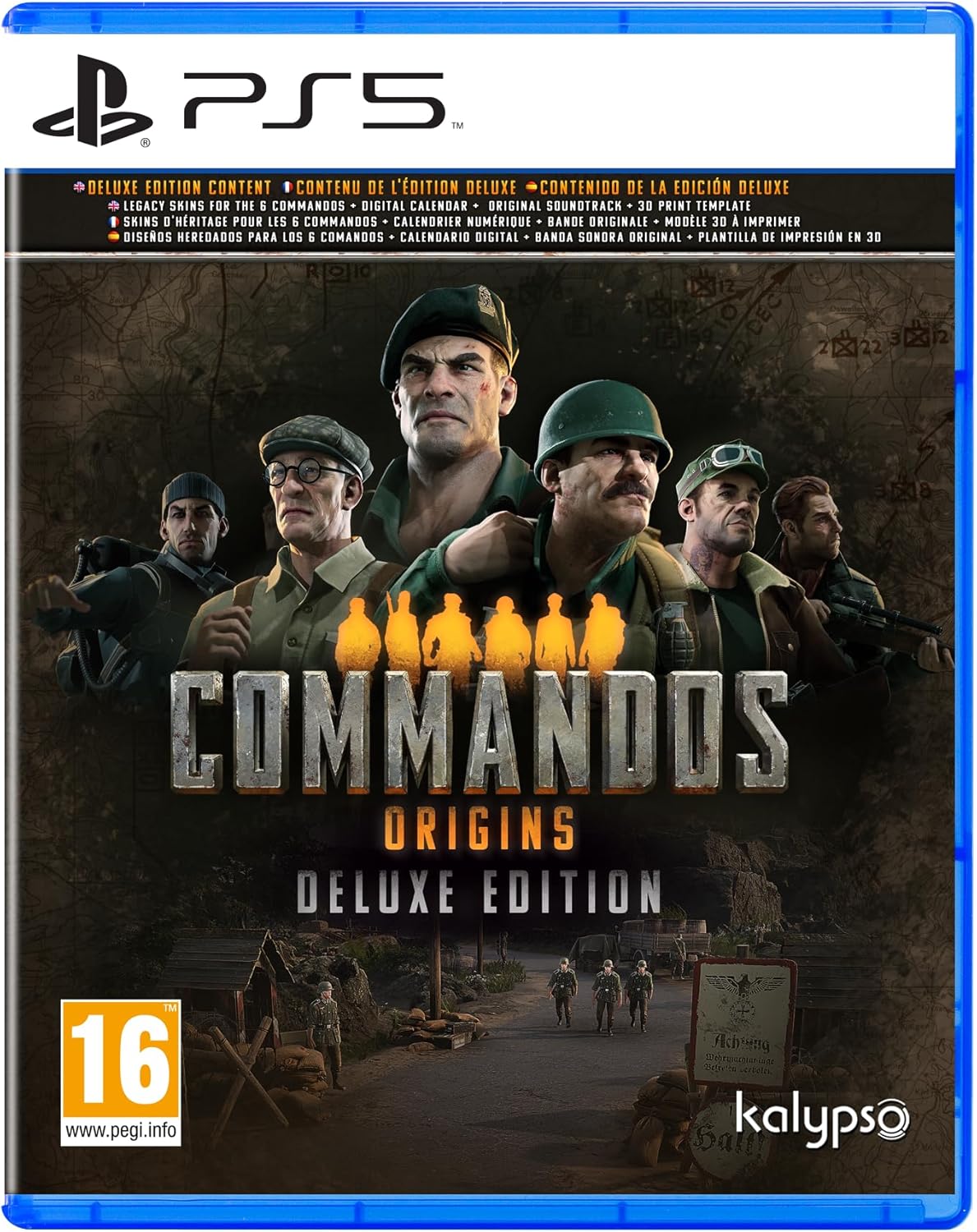 PS5 COMMANDOS ORIGINS DELUXE EDITION