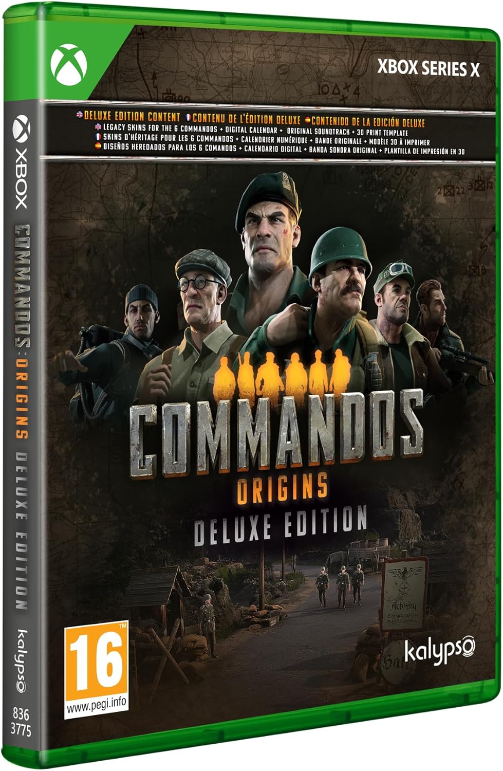 XBOXX COMMANDOS ORIGINS DELUXE EDITION