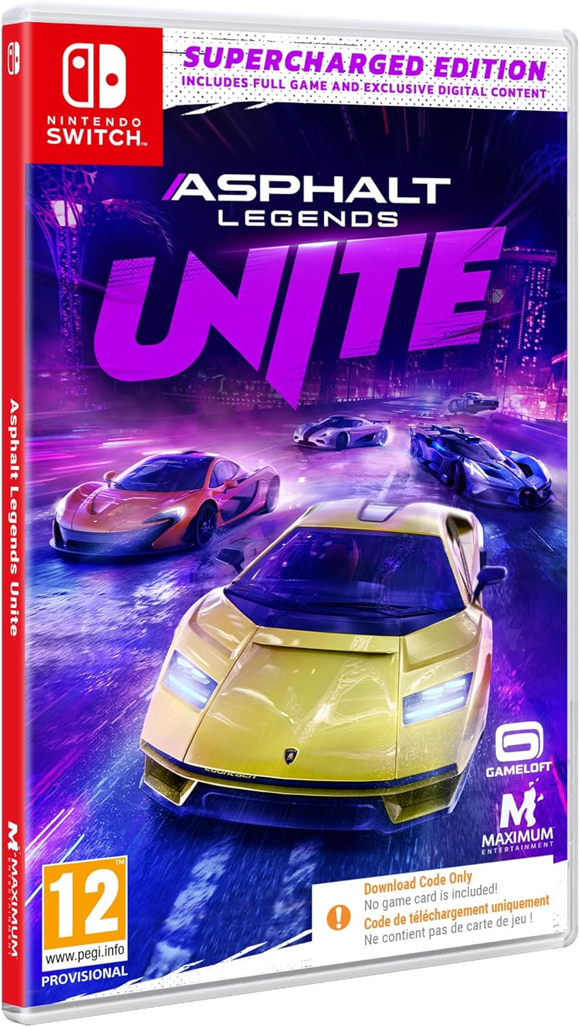 SWITCH ASPHALT LEGENDS UNITE: SUPERCHARGED (CODE)
