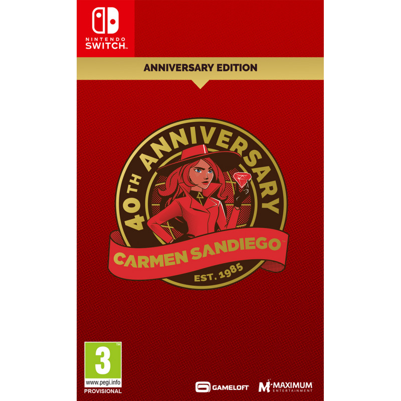 SWITCH CARMEN SANDIEGO 40TH ANNIVERSARY EDITION