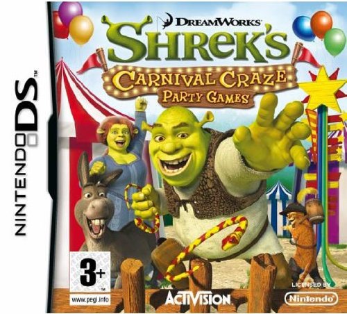 NDS SHREK CARNIVAL GAMES