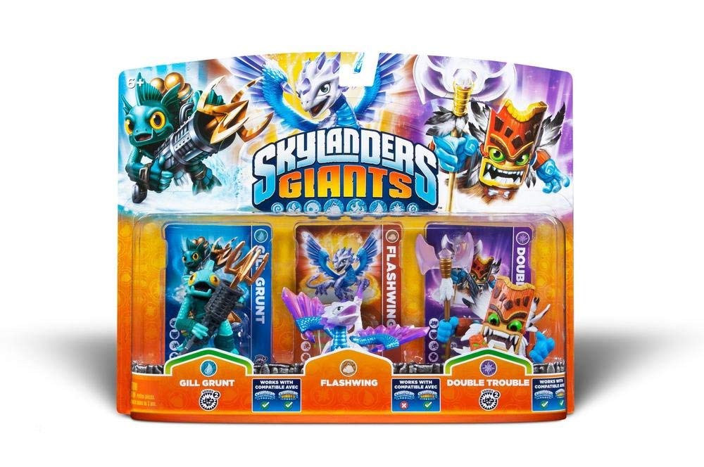SKYLANDERS PACK 3 (GILL GRUNT+FLASHWING+DOUBLE TR)