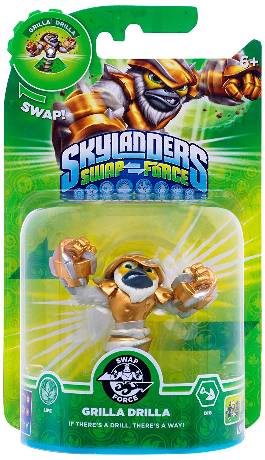 FIGURA SKYLANDERS SWAP FORCE GRILLA DRILLA