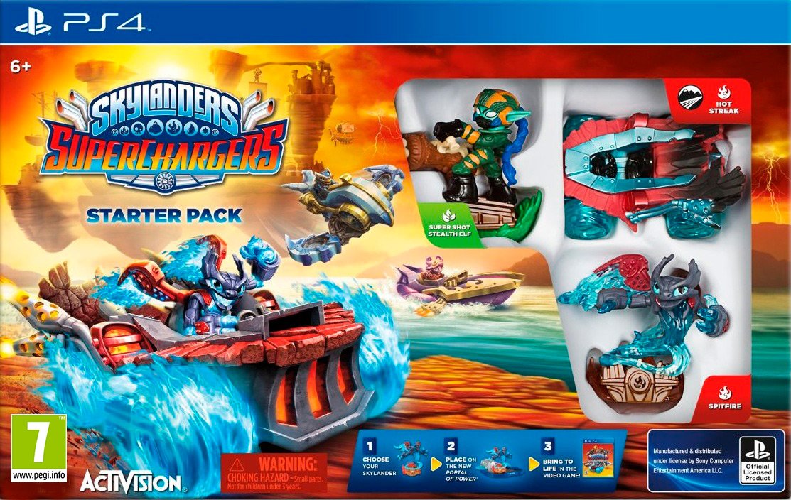 PS4 SKYLANDERS SUPERCHARGER STARTER PACK