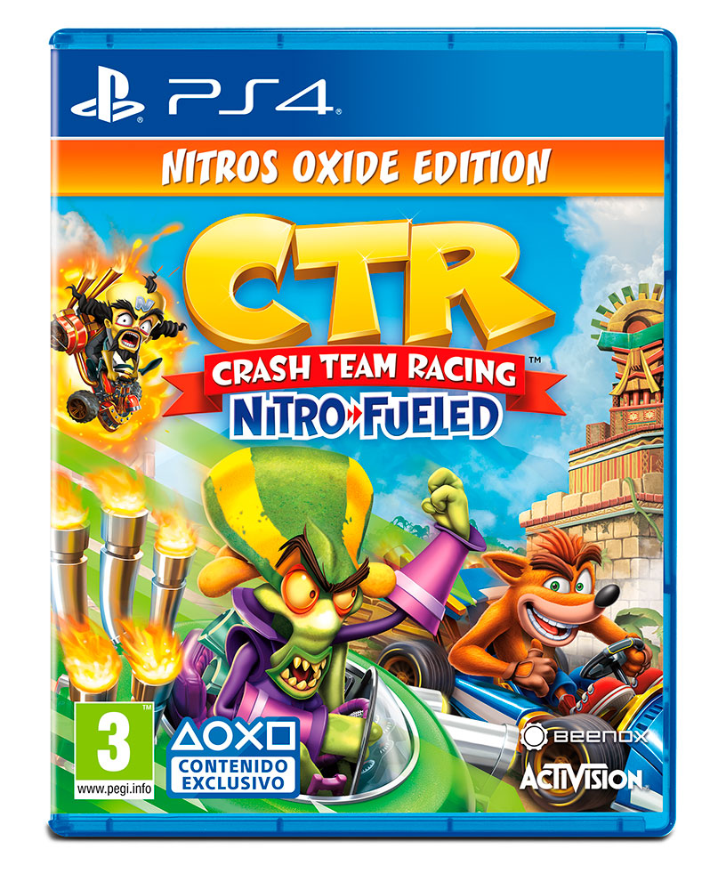 PS4 CRASH TEAM RACING NITRO FUELED EDICION NITROS