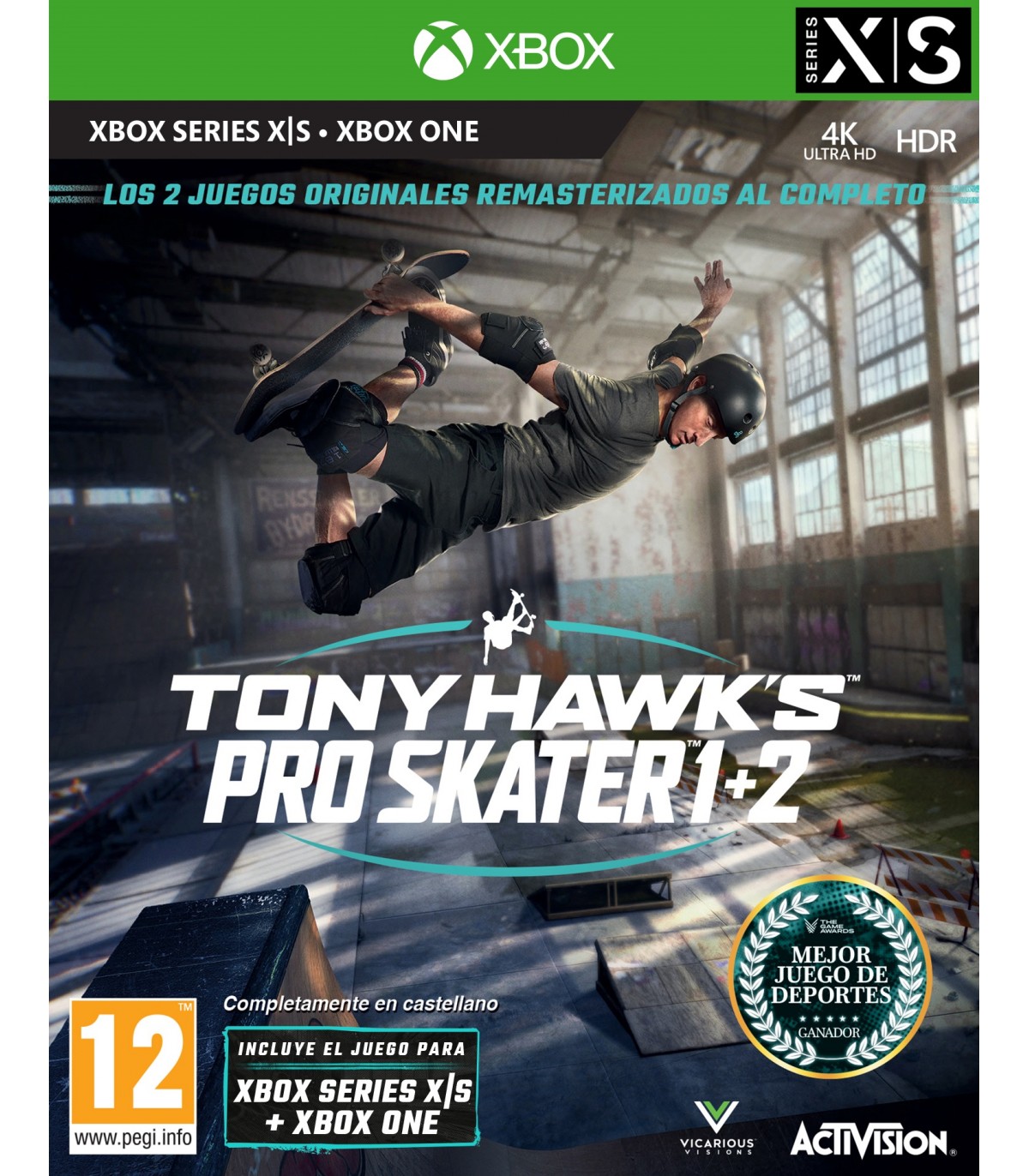XBOXX TONY HAWKS PRO SKATER 1+2