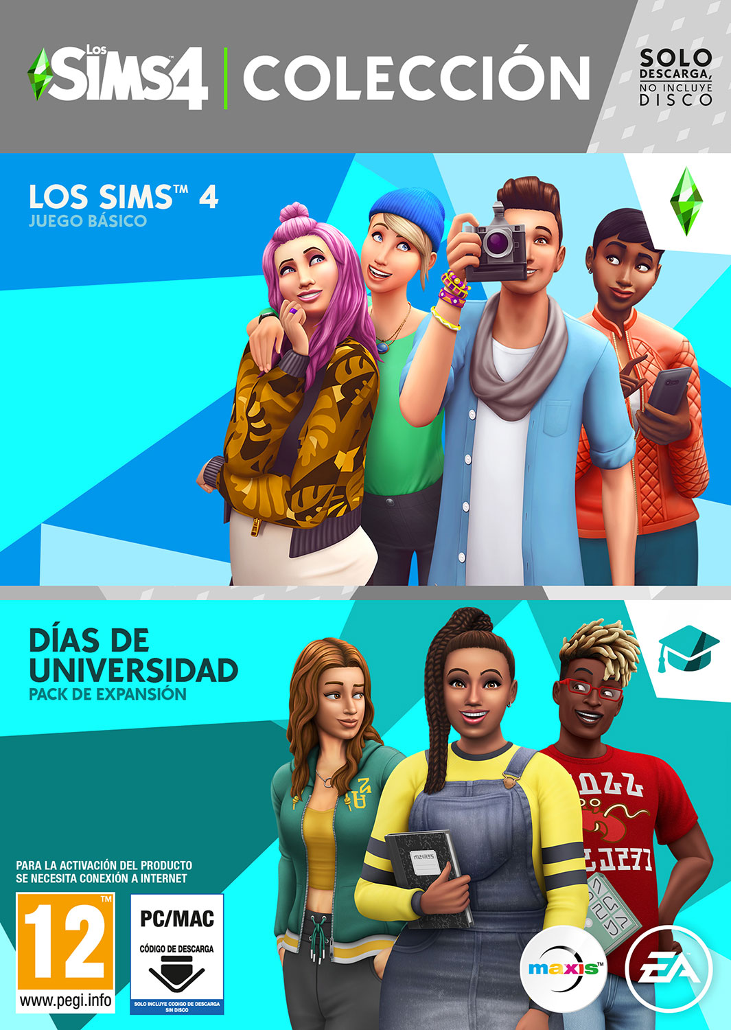 PC LOS SIMS 4 + DIAS DE UNIVERSIDAD