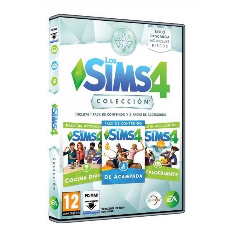 PC LOS SIMS 4 COLECCION 3(CINE+GOURMET+JARDIN ROM)