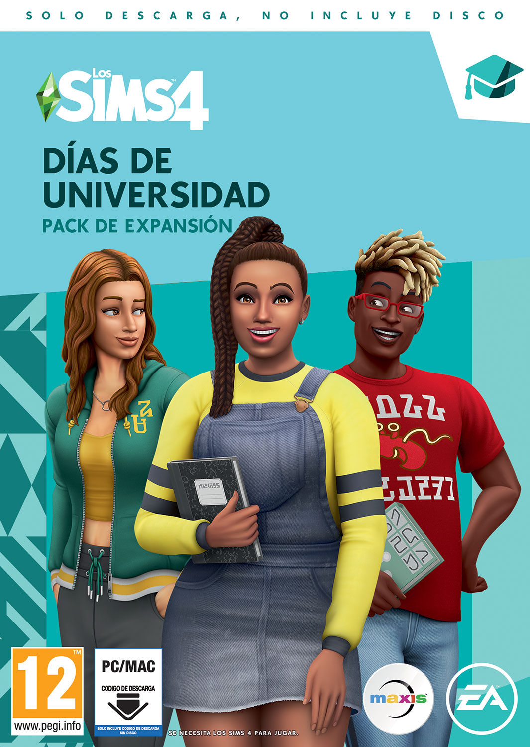 PC LOS SIMS 4 DIAS DE UNIVERSIDAD
