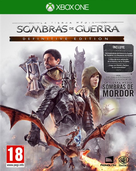 XBOXONE SOMBRAS DE GUERRA DEFINITIVE EDITION