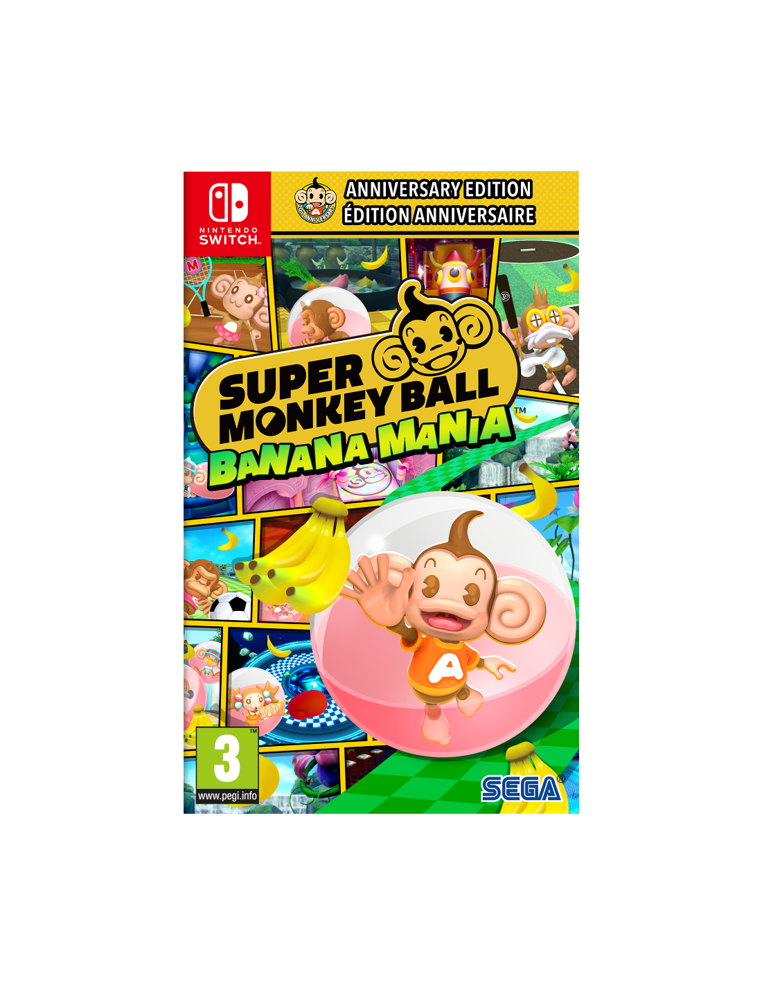 SWITCH SUPER MONKEY BALL BANANA MANIA LE. PROMO