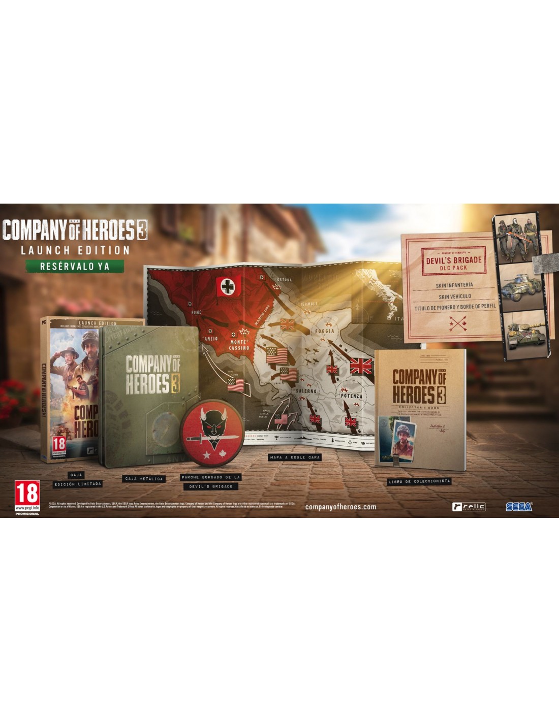 PC COMPANY OF HEROES 3 LAUNCH EDITION
