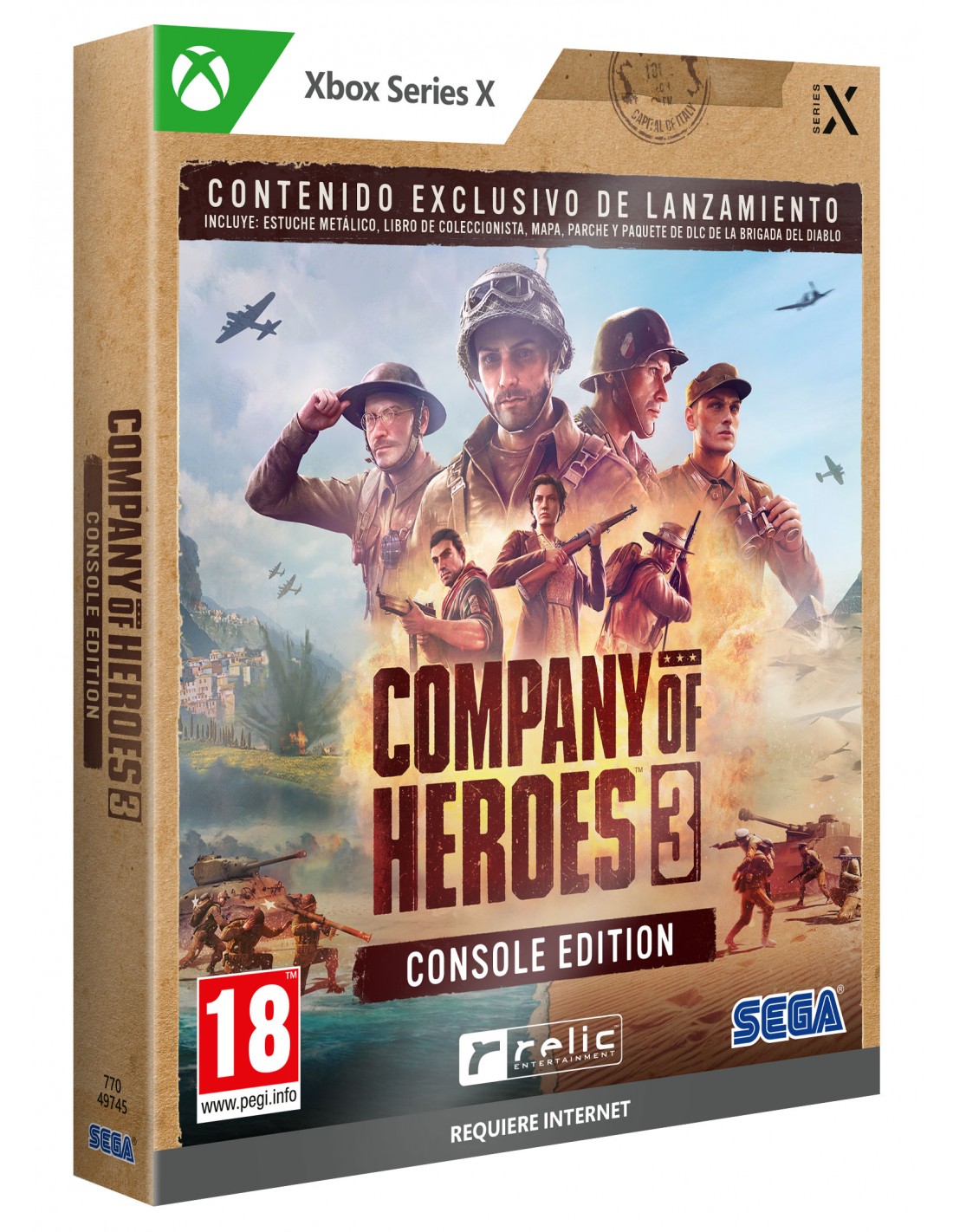 XBOXX COMPANY OF HEROES 3 LIMITED ED. METAL CASE
