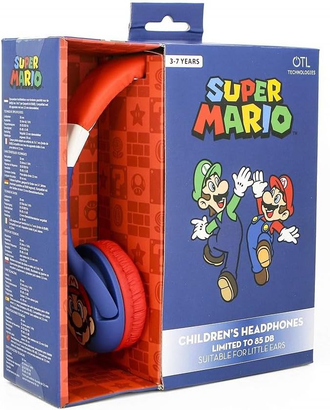 AURICULARES SUPER MARIO PARA NIÑOS