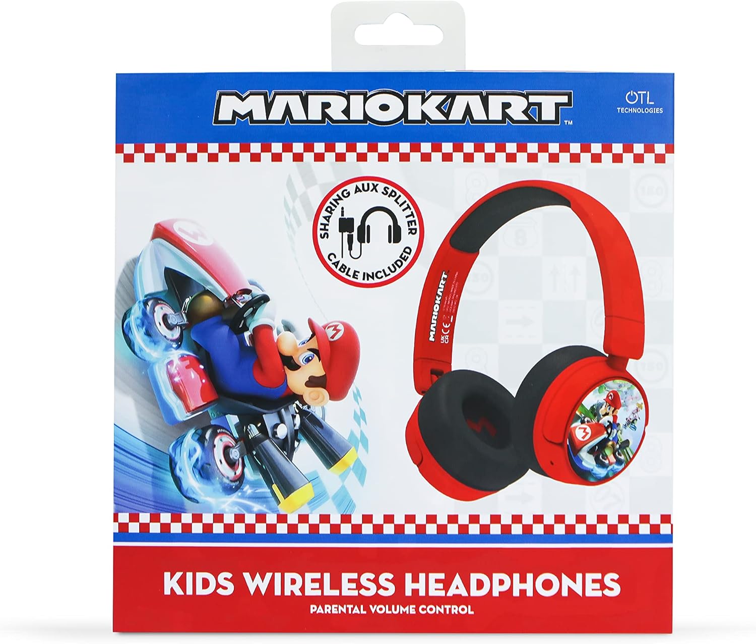 AURICULARES INALAMBRICOS MARIO KART PARA NIÑOS