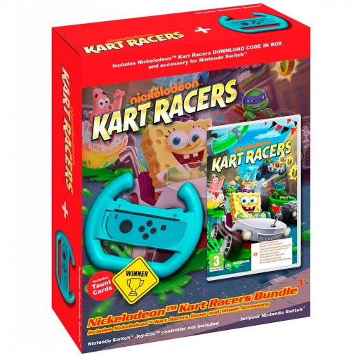 SWITCH NICKELODEON KART RACERS + VOLANTE