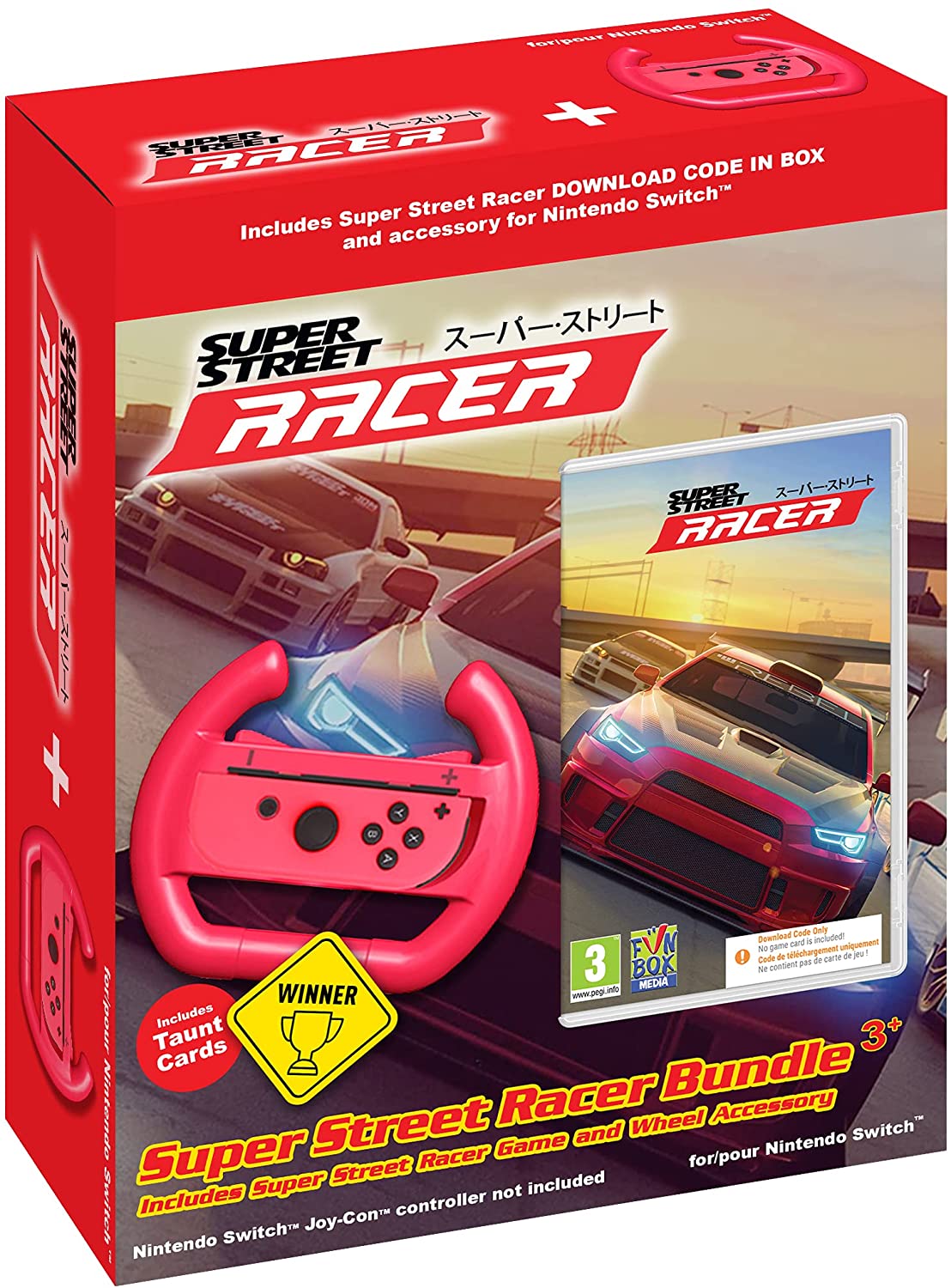 SWITCH SUPER STREET RACER + VOLANTE