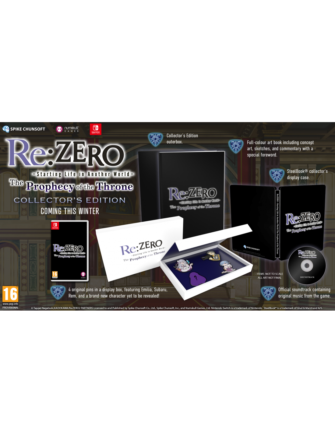 SWITCH RE:ZERO THE PROPHECY OF THE THRONE LIMITED