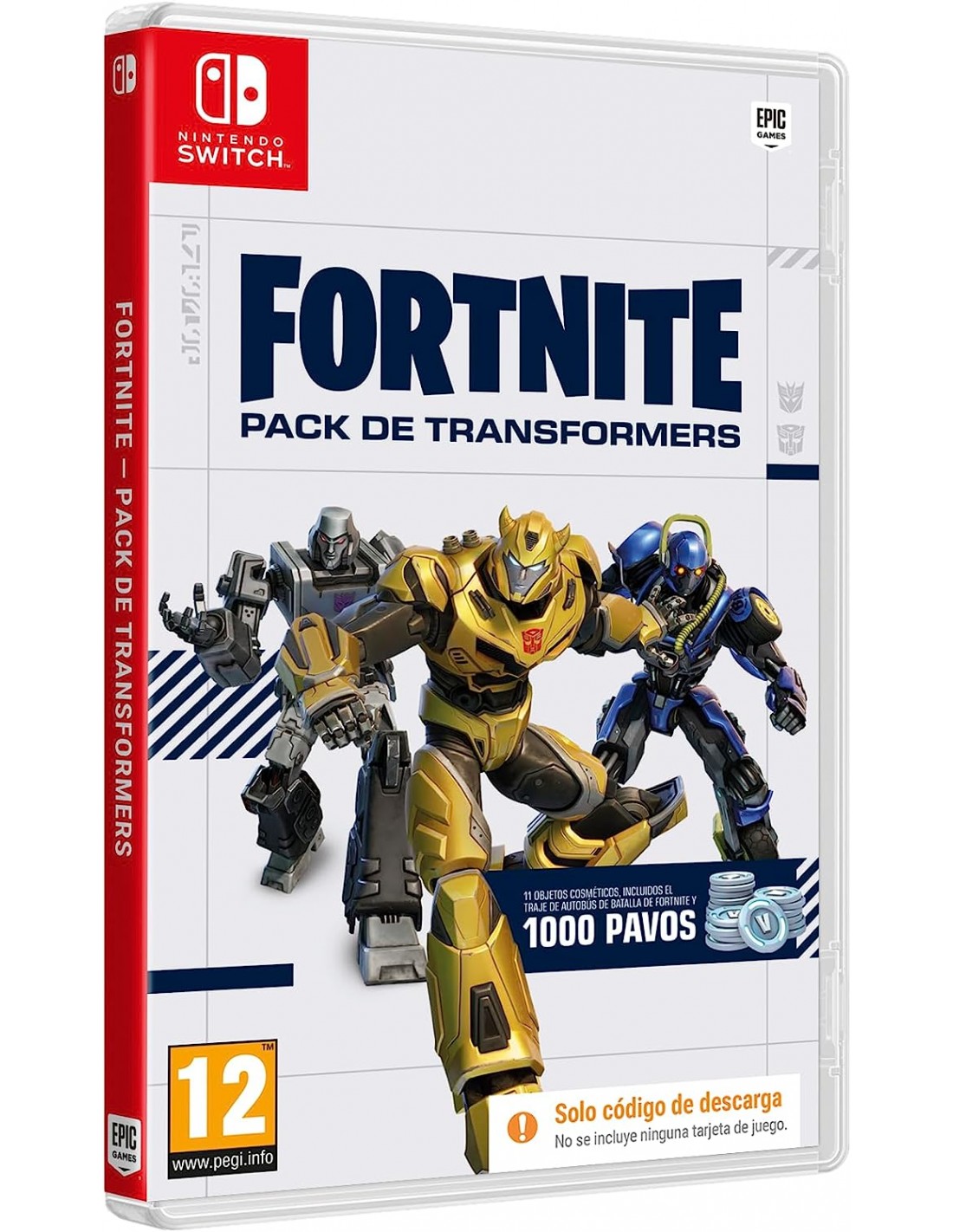 SWITCH FORTNITE PACK DE TRANSFORMERS